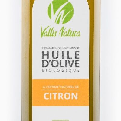 Huile d’olive extra vierge saveur citron BIO 250ml