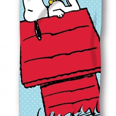 Snoopy + Woodstock beach towel 70 x 140 cm