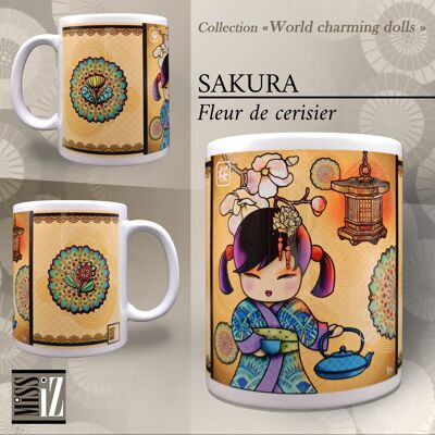 MUG - SAKURA - World Charming Dolls - Japon