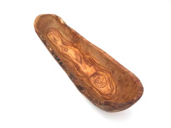 Bol oblong 40 cm Bol baguette en bois d'olivier 2