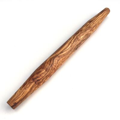 Rodillo de amasar, longitud 43 cm, rodillo francés de madera de olivo