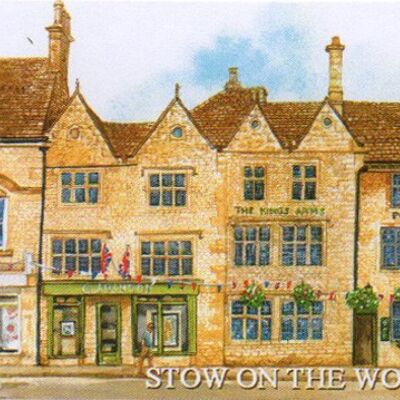 FRIDGE MAGNET, STOW ON THE WOLD. THE COTSWOLDS.