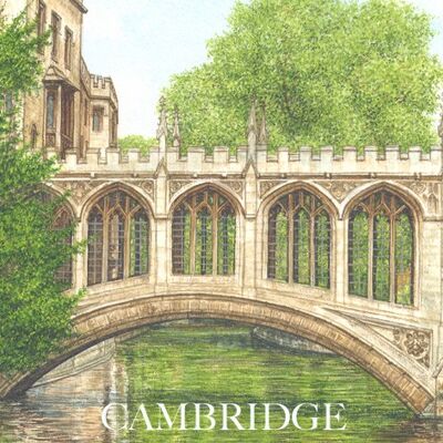 FRIDGE MAGNET , BRIDGE OF SIGHS, CAMBRIDGE.