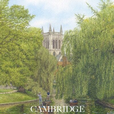 KÜHLSCHRANKMAGNET, DAS RÜCKSEITIGE CAMBRIDGE.