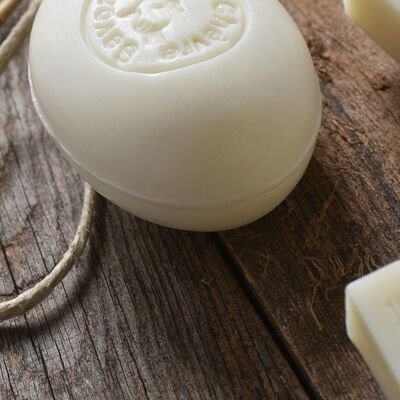 Oval soap on rope Goat's milk 200g