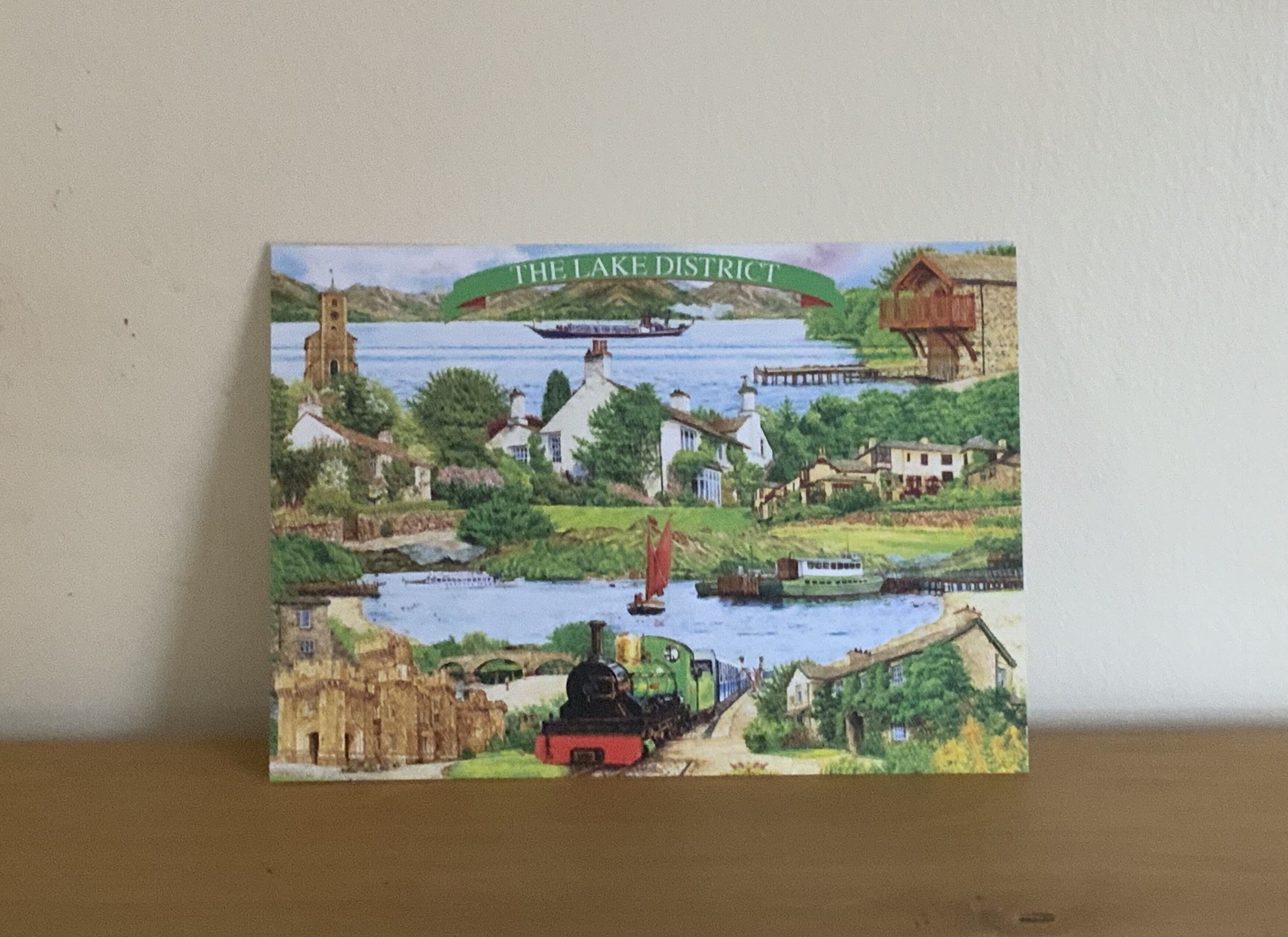 MONTAGGIO DEL DISTRETTO DEL LAGO DA CARTOLINA