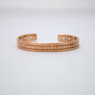 Bracelet magnétique en cuivre pur (Design 5)