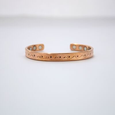 Bracciale magnetico in rame puro (Design 8)