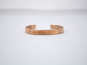 Bracelet magnétique en cuivre pur (Design 8)