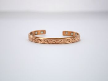 Bracelet magnétique en cuivre pur (Design 9)