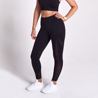 Mesh Black Leggings