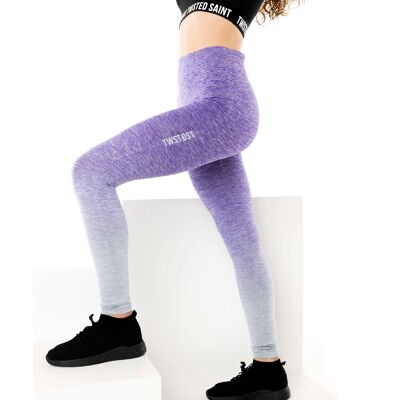 Leggings viola sfumati