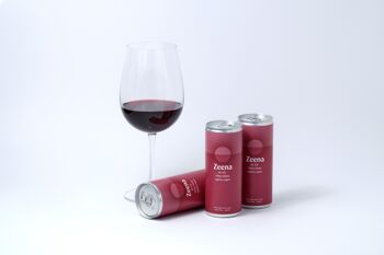 Vin Rouge Bio et vegan / Vins en conserve Zeena (Pack de 24 canettes 250ml) 4