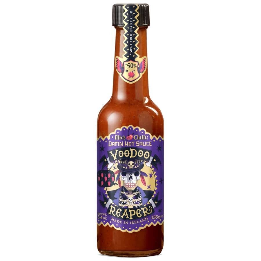 Voodoo Reaper Sauce - Verdammt scharfe Sauce - Chili