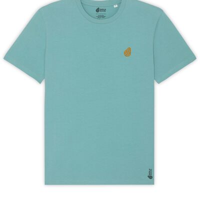 T-Shirt Logo Combo Tulp - Teal Monstera