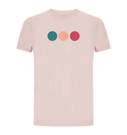 Shirt Tulp Organisch Katoen Heren - 8 kleuren - Roze
