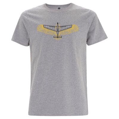 Maglia Zeearend Organisch Katoen Heren - 2 kleuren - Melange Grijs