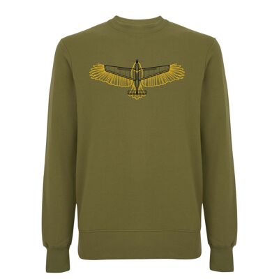 Suéter Zeearend Organisch Katoen Unisex - 4 colores - Khaki Groen