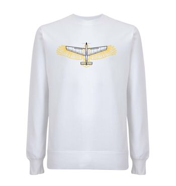 Pull Zeearend Organisch Katoen Unisex - 4 kleuren - Blanc 1