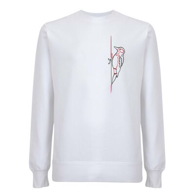 Pull Specht Organisch Katoen Unisex - 3 kleuren - Blanc