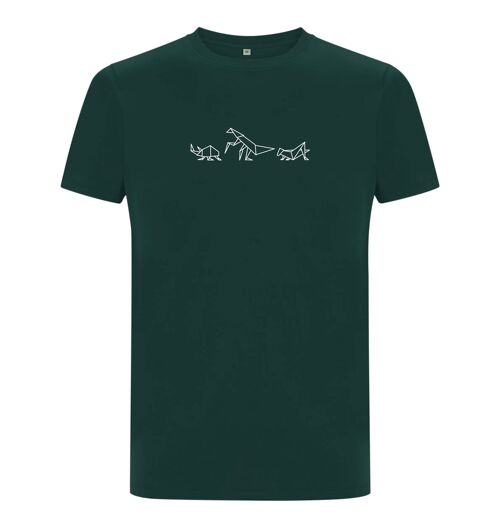 Shirt Insects Organisch Katoen Heren - 9 kleuren - Donker Groen