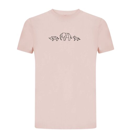 Shirt Safari Organisch Katoen Heren - 9 kleuren - Roze