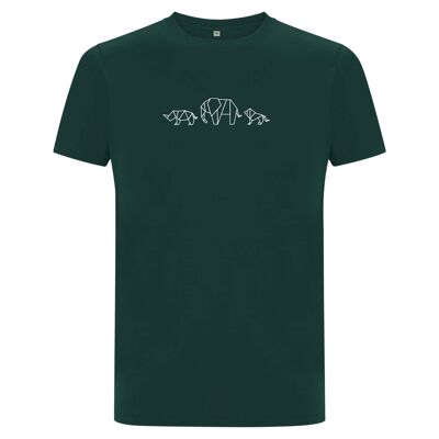 Shirt Safari Organisch Katoen Heren - 9 Farben - Donker Groen