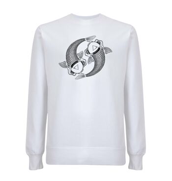 Pull Koi Organisch Katoen Unisex - 6 kleuren - Blanc 1