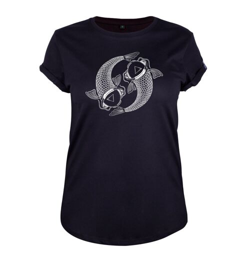 Shirt Koi Organisch Katoen Dames - 8 kleuren - Zwart