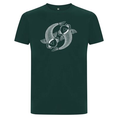 Shirt Koi Organisch Katoen Heren - 9 Farben - Donker Groen