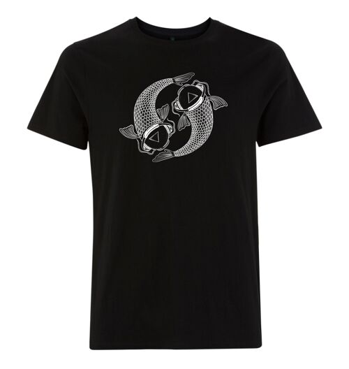 Shirt Koi Organisch Katoen Heren - 9 kleuren - Zwart