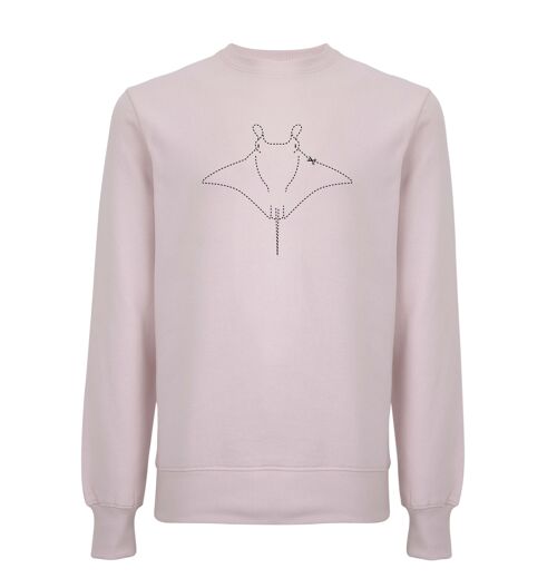 Sweater Manta Organisch Katoen Unisex - 4 kleuren - Roze