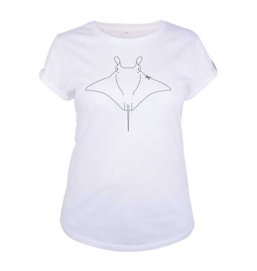 Shirt Manta Organisch Katoen Dames - 3 kleuren - Wit