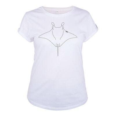 Shirt Manta Organisch Katoen Dames - 3 kleuren - Wit