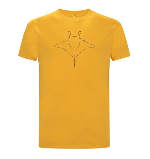 Shirt Manta Organisch Katoen Heren - 4 kleuren - Mango Geel