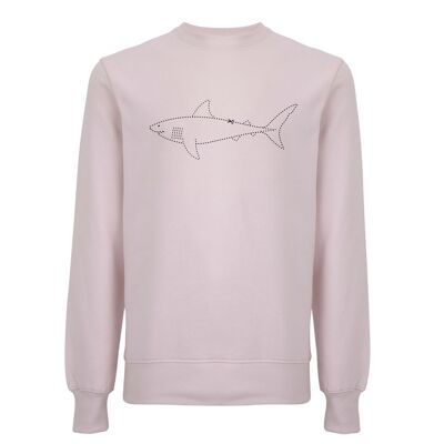 Sweater Haai Organisch Katoen Unisex - 6 kleuren - Roze