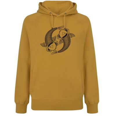 Hoodie Koi Organisch Katoen Unisex - 7 Farben - Mango Geel