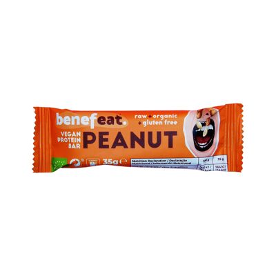 Peanut protein bars Benefeat raw organic gluten-free