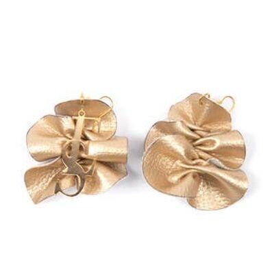 PENDIENTES GOLD GLAM - Hecho a mano en Italia | Emanuela Salatino