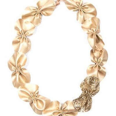 GLAM GOLD FLAKES NECKLACE - Handmade in Italy | Emanuela Salatino