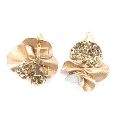 GLAM GOLD - FIRST SHAPE FLAKES EARRINGS - Handmade in Italy | Emanuela Salatino