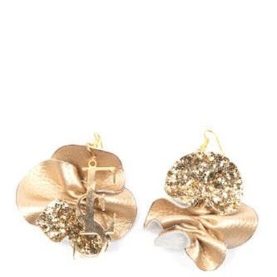 GLAM GOLD - FIRST SHAPE FLAKES EARRINGS - Handmade in Italy | Emanuela Salatino
