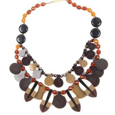 BEADED NECKLACE - Autumn - Handmade in Italy | Emanuela Salatino