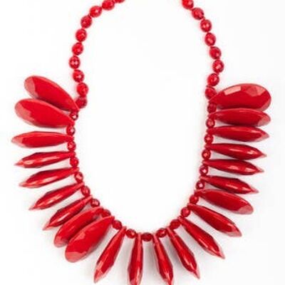 LE SENTIER DU LITORAL ROUGE NECKLACE - HANDMADE IN ITALY WITH LOVE | Emanuela Salatino