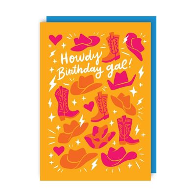 Confezione da 6 biglietti di auguri di compleanno