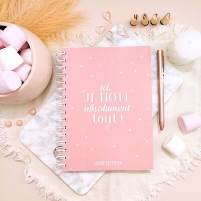 Carnet de notes - Cocooning Rose