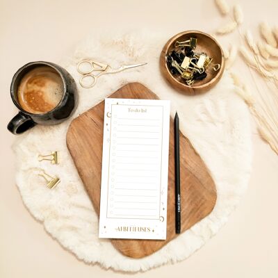 To do list – Céleste blanc