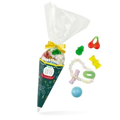 Sugar bag school enrollment Colorful candy mix children