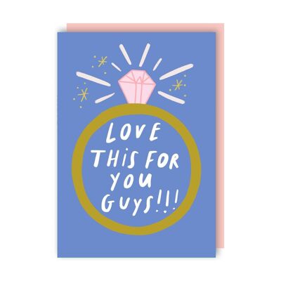 Love This for You Wedding Card Pack of 6