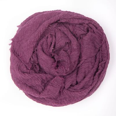 crinkle scarf Mauve